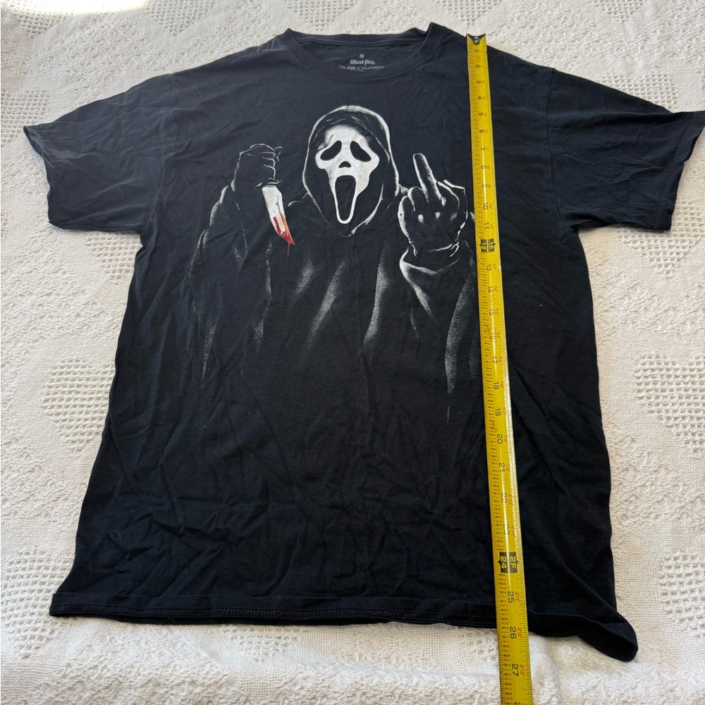 Ghost Face Spirit Halloween Graphic Tee (M) - Picture 4 of 5